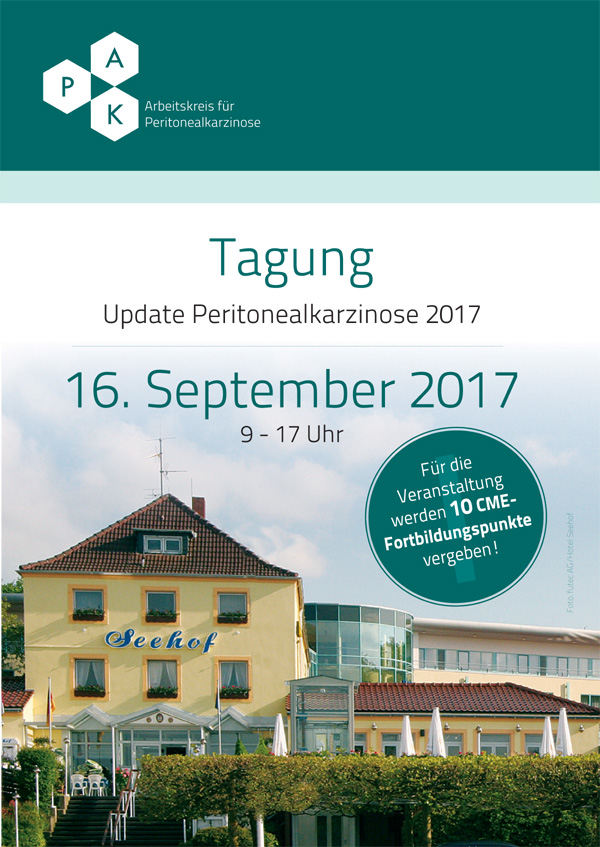 Update Peritonealkarzinose 2017 am 16.09.2017 in Haltern